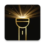 golden flashlight pro android application logo